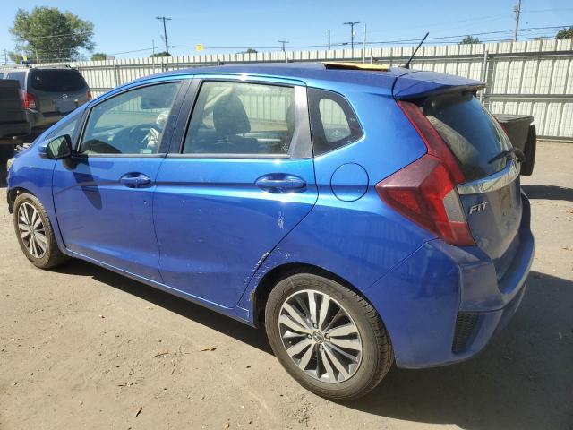 HONDA FIT EX 2016 blue  gas JHMGK5H74GX015415 photo #3