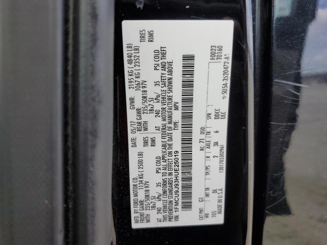 2017 FORD ESCAPE TIT - 1FMCU9J93HUE25019