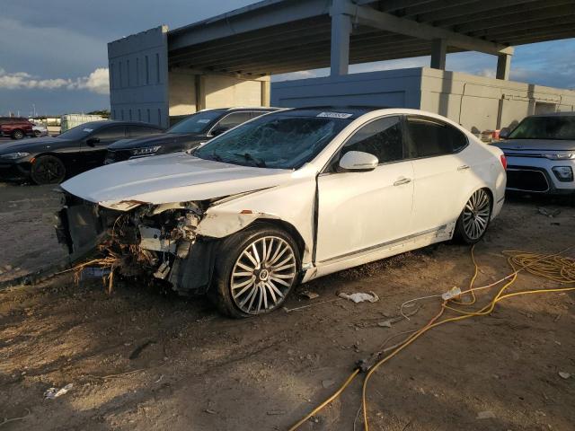 KIA CADENZA PR 2015 white  gas KNALN4D76F5169638 photo #1