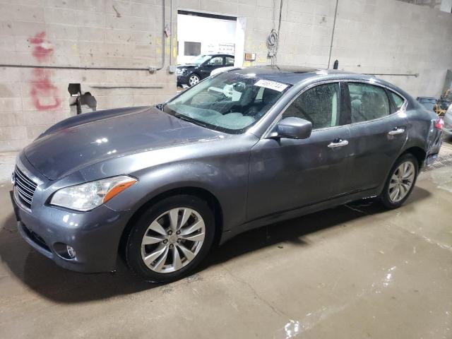 INFINITI M56 X 2011 charcoal  gas JN1AY1AR1BM570667 photo #1