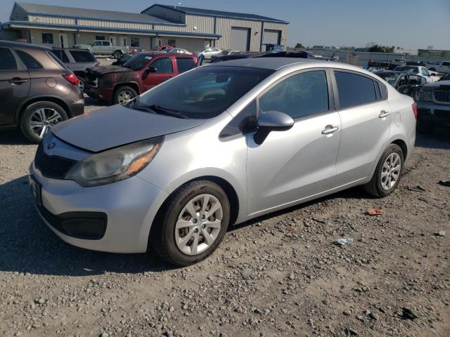 KIA RIO LX 2014 silver  gas KNADM4A36E6402693 photo #1