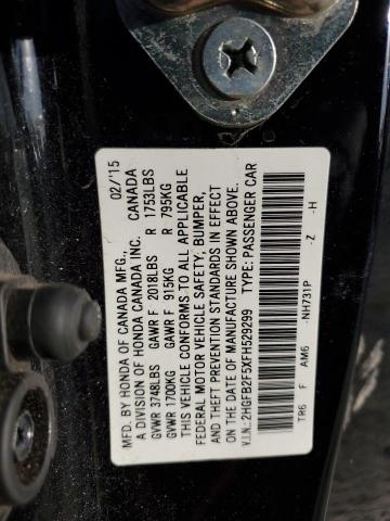 2015 HONDA CIVIC LX - 2HGFB2F5XFH529299