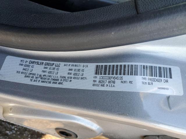 2015 CHRYSLER 200 C - 1C3CCCCB2FN545135