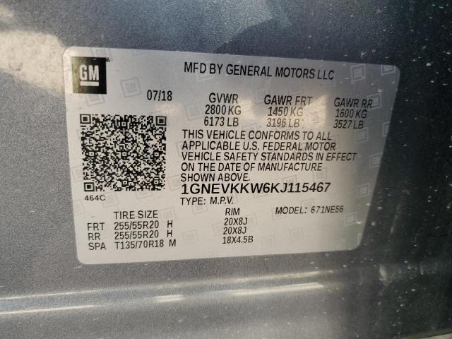 2019 CHEVROLET TRAVERSE P - 1GNEVKKW6KJ115467