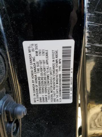 2016 HONDA CR-V EX - 2HKRM4H53GH663496
