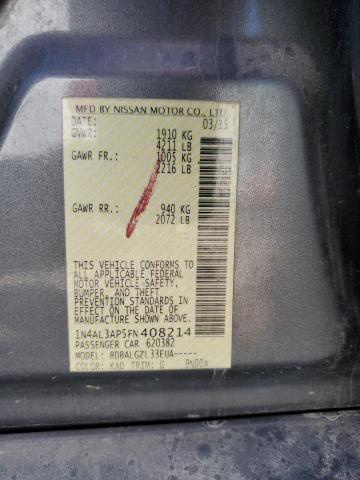 2015 NISSAN ALTIMA 2.5 - 1N4AL3AP5FN408214