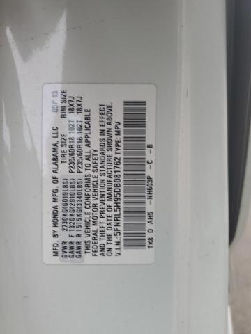 VIN 5FNRL5H95DB081762 2013 Honda Odyssey, Touring no.14