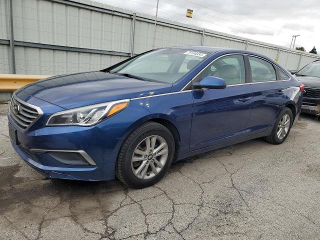 HYUNDAI SONATA SE 2016 blue sedan 4d gas 5NPE24AF1GH334674 photo #1