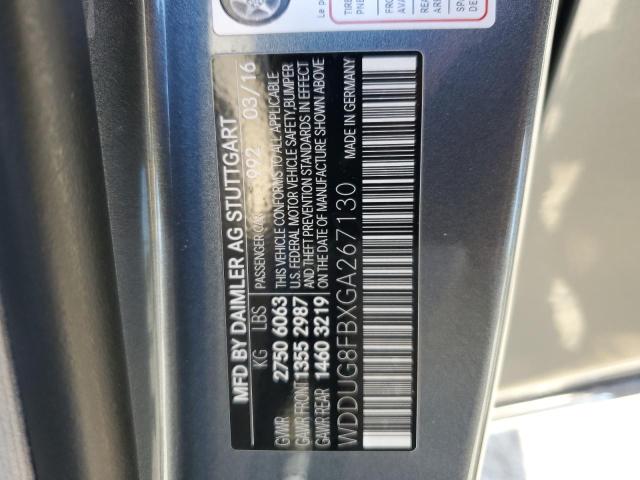 2016 MERCEDES-BENZ S550 - WDDUG8FBXGA267130