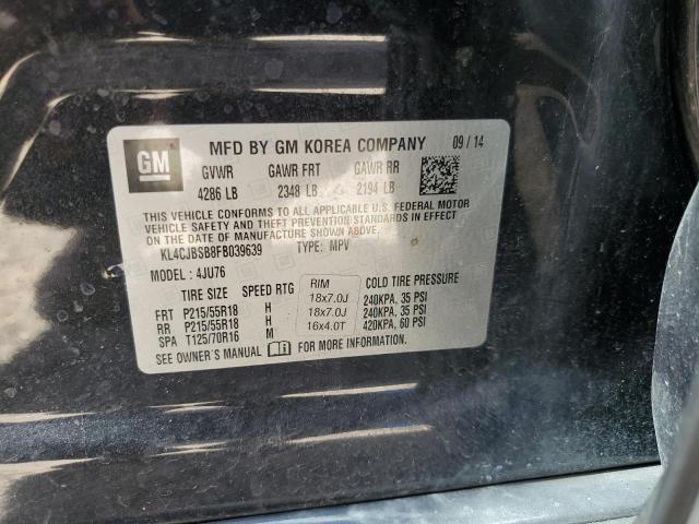2015 BUICK ENCORE CON - KL4CJBSB8FB039639