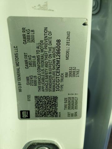 2021 CHEVROLET COLORADO L - 1GCGTCEN2M1286008