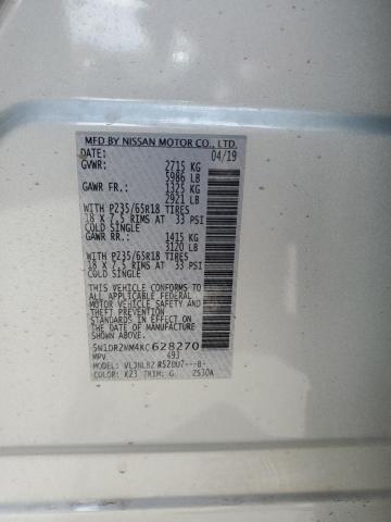 VIN 5N1DR2MM4KC628270 2019 NISSAN PATHFINDER no.13