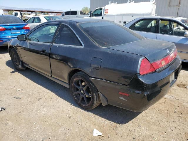 HONDA ACCORD LX 2002 black coupe gas 1HGCG22472A026596 photo #3