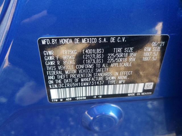 2021 HONDA HR-V SPORT - 3CZRU5H16MM731437
