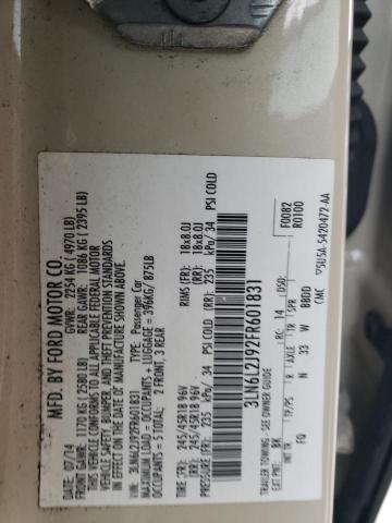 2015 LINCOLN MKZ - 3LN6L2J92FR601831
