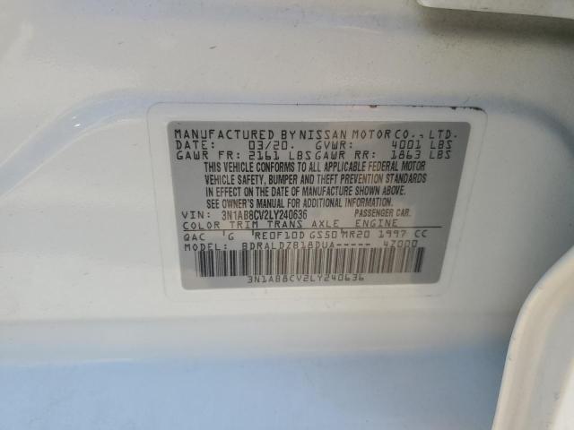 2020 NISSAN SENTRA SV - 3N1AB8CV2LY240636