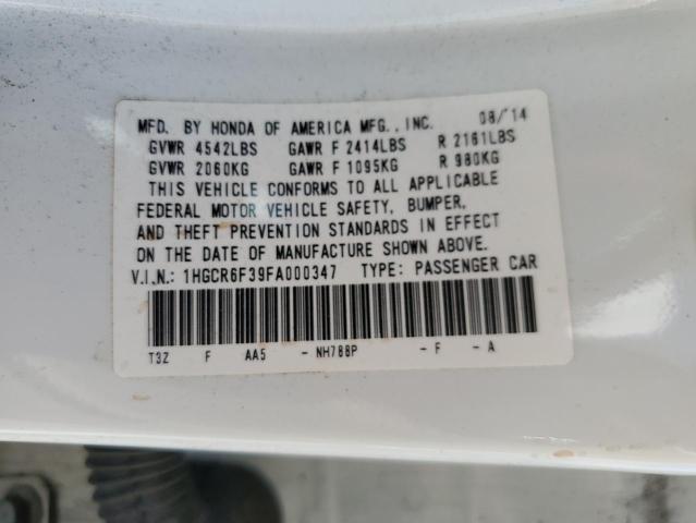 VIN 1HGCR6F39FA000347 2015 Honda Accord, Hybrid no.12