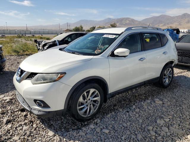 NISSAN ROGUE S 2014 white  gas 5N1AT2MT0EC871834 photo #1