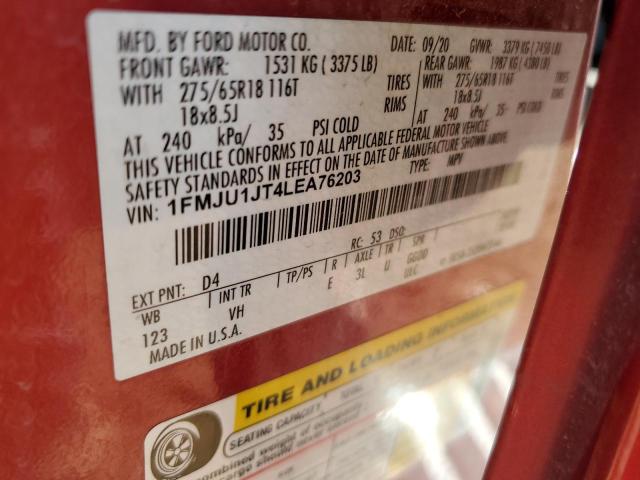 2020 FORD EXPED XLT 1FMJU1JT4LEA76203