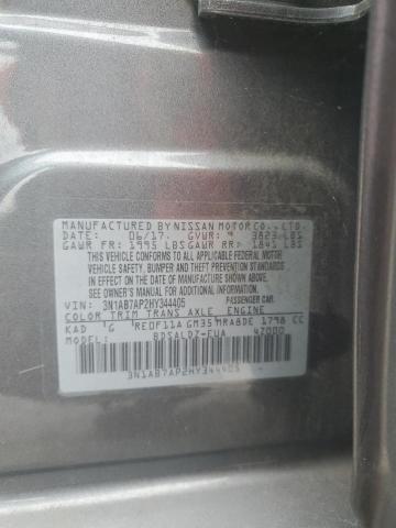 2017 NISSAN SENTRA S - 3N1AB7AP2HY344405