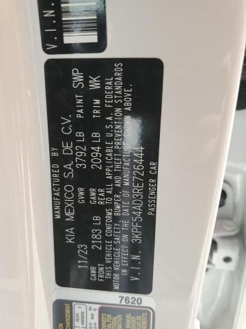 2024 KIA FORTE GT L - 3KPF54AD3RE726444