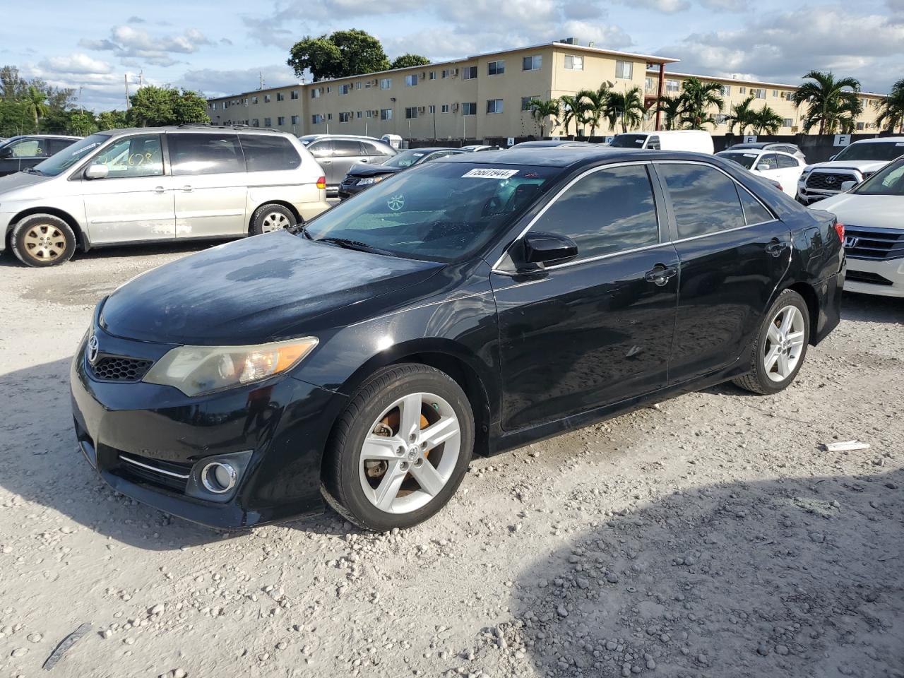 TOYOTA CAMRY L 2014 black  gas 4T1BF1FK3EU789147 photo #1