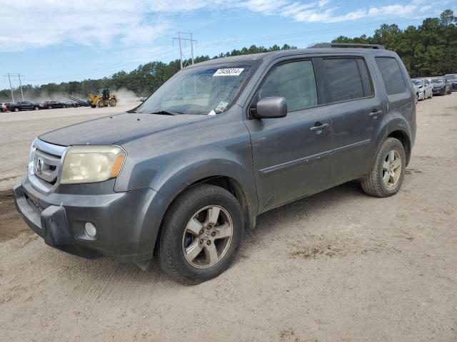 HONDA PILOT EXL 2011 gray  gas 5FNYF3H56BB036055 photo #1