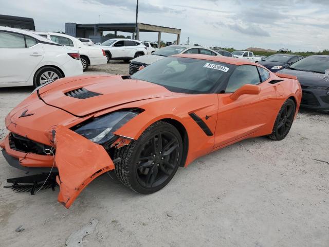 CHEVROLET CORVETTE S 2019 orange  gas 1G1YH2D79K5101311 photo #1