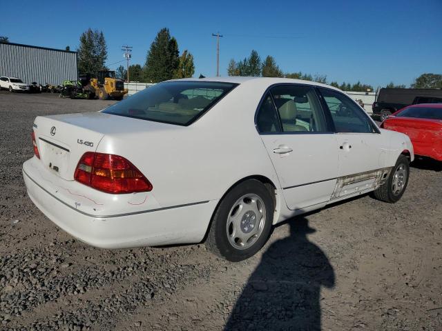 LEXUS LS 430 2001 white  gas JTHBN30F910030677 photo #4