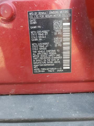 2016 NISSAN ROGUE S - KNMAT2MV3GP694326