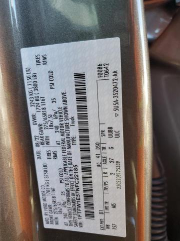2022 FORD F150 SUPER - 1FTFW1E57NFC22185