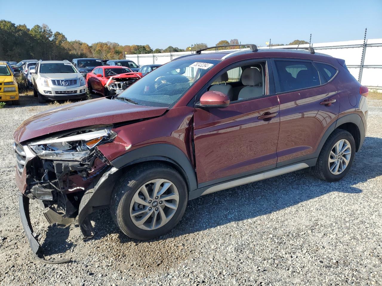 Lot #3024966380 2017 HYUNDAI TUCSON LIM