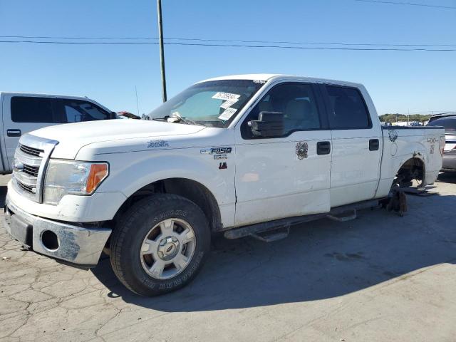 FORD F150 SUPER 2014 white crew pic flexible fuel 1FTFW1EF7EKD46201 photo #1