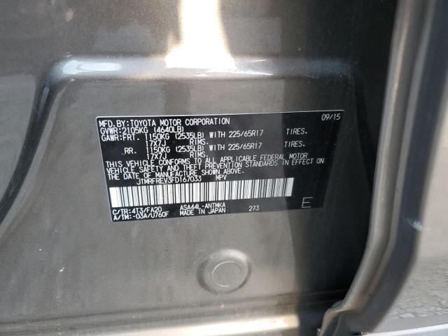 2015 TOYOTA RAV4 XLE - JTMRFREV3FD167033