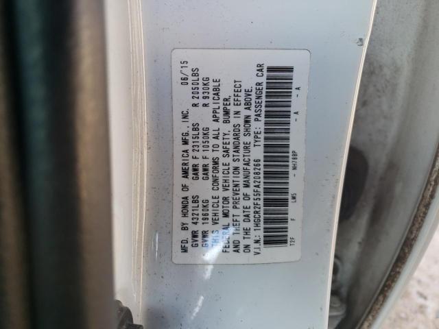 VIN 1HGCR2F55FA208266 2015 Honda Accord, Sport no.12