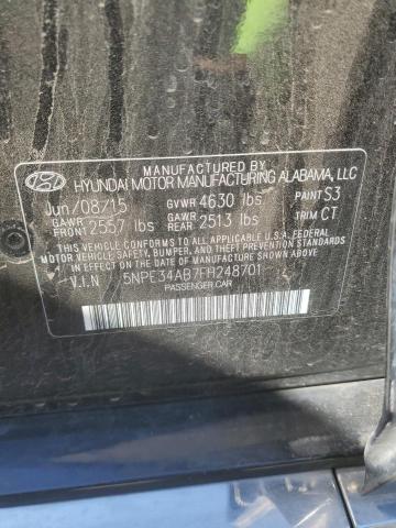 2015 HYUNDAI SONATA SPO - 5NPE34AB7FH248701