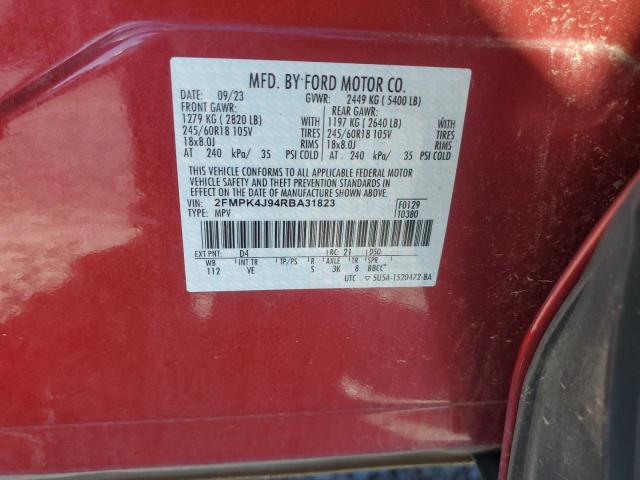 2024 FORD EDGE SEL - 2FMPK4J94RBA31823