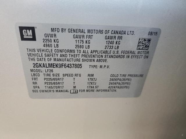 2015 GMC TERRAIN SL - 2GKALMEK9F6437805