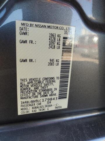 2020 NISSAN ALTIMA S - 1N4BL4BV9LC179843