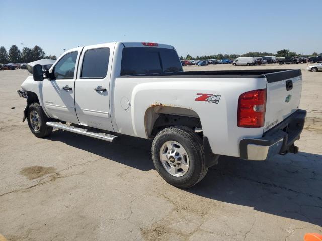 CHEVROLET SILVERADO 2013 white crew pic diesel 1GC1KXC84DF173130 photo #3