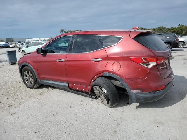 HYUNDAI SANTA FE S 2016 red  gas 5XYZT3LB6GG366286 photo #3