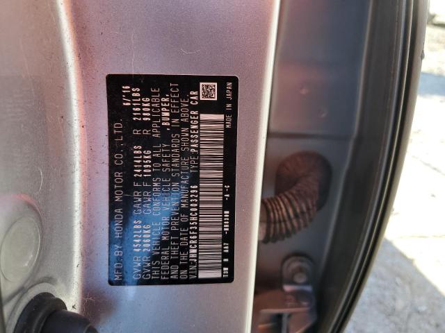 2017 HONDA ACCORD HYB - JHMCR6F35HC003296