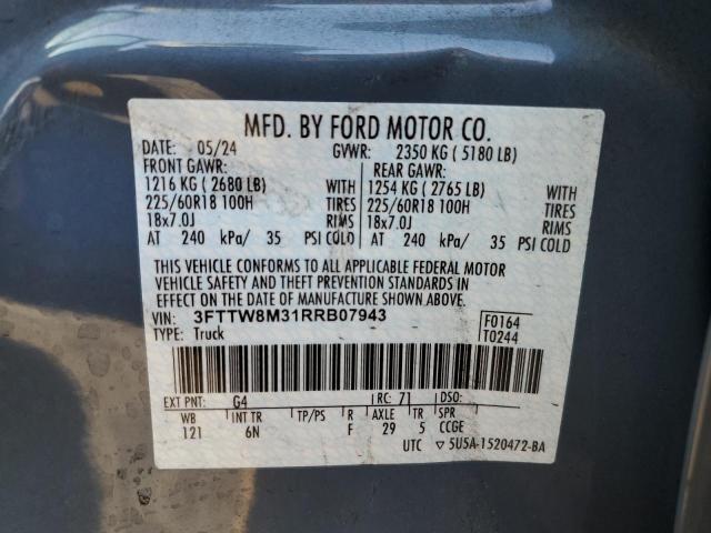 2024 FORD MAVERICK L 3FTTW8M31RRB07943