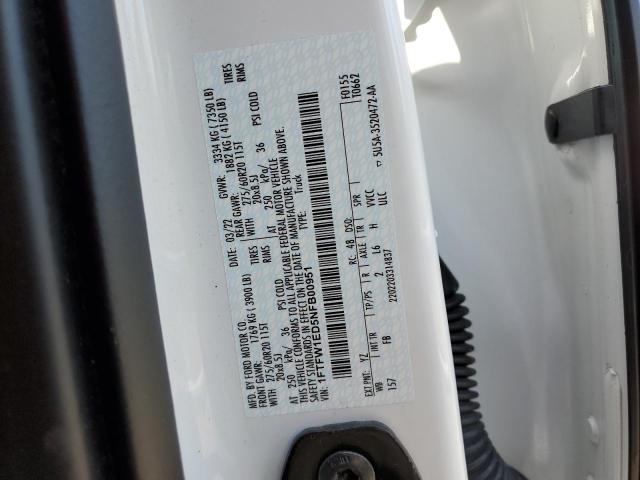2022 FORD F150 SUPER - 1FTFW1ED5NFB00951
