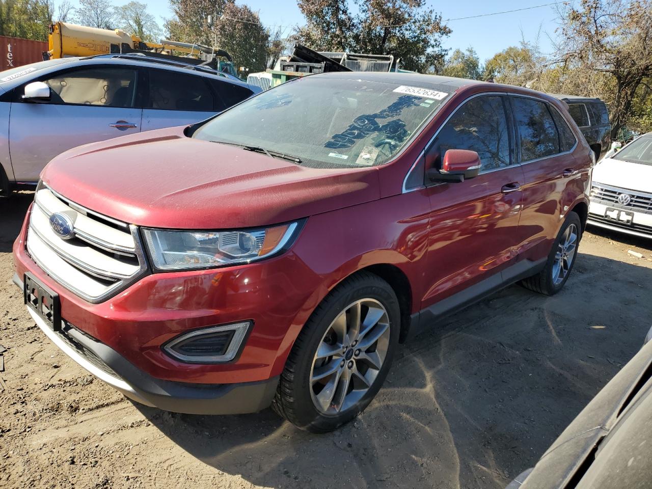 Lot #2940236885 2015 FORD EDGE TITAN