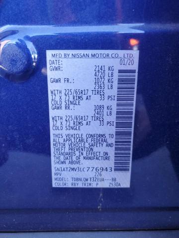 2020 NISSAN ROGUE S - 5N1AT2MV3LC776943