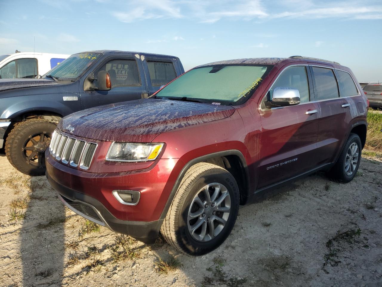 JEEP GRAND CHER 2016 maroon  flexible fuel 1C4RJEBGXGC352071 photo #1