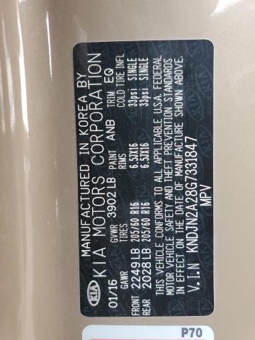 2016 KIA SOUL - KNDJN2A28G7331847