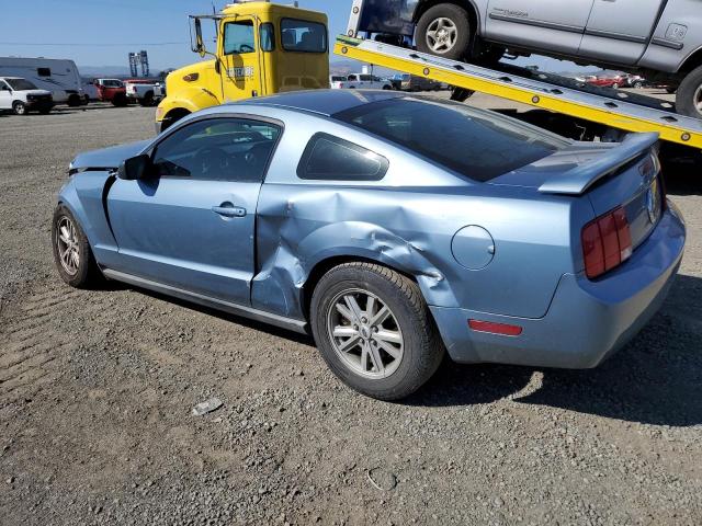 FORD MUSTANG 2005 blue  gas 1ZVFT80N355124637 photo #3