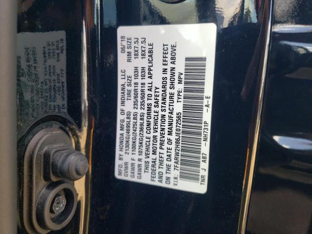 2018 HONDA CR-V EXL - 7FARW2H86JE072565
